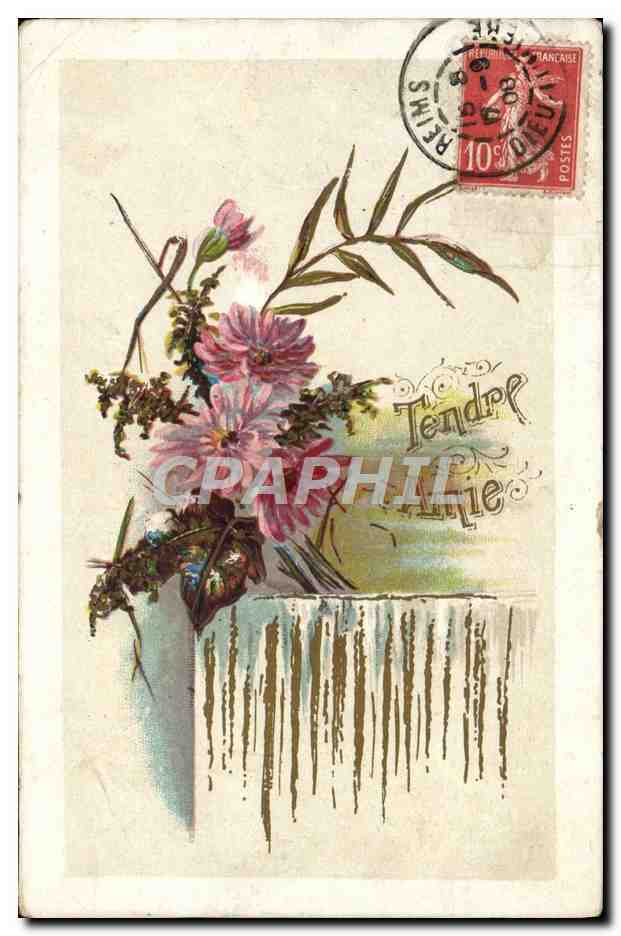 CPA Fantaisie Fleurs 