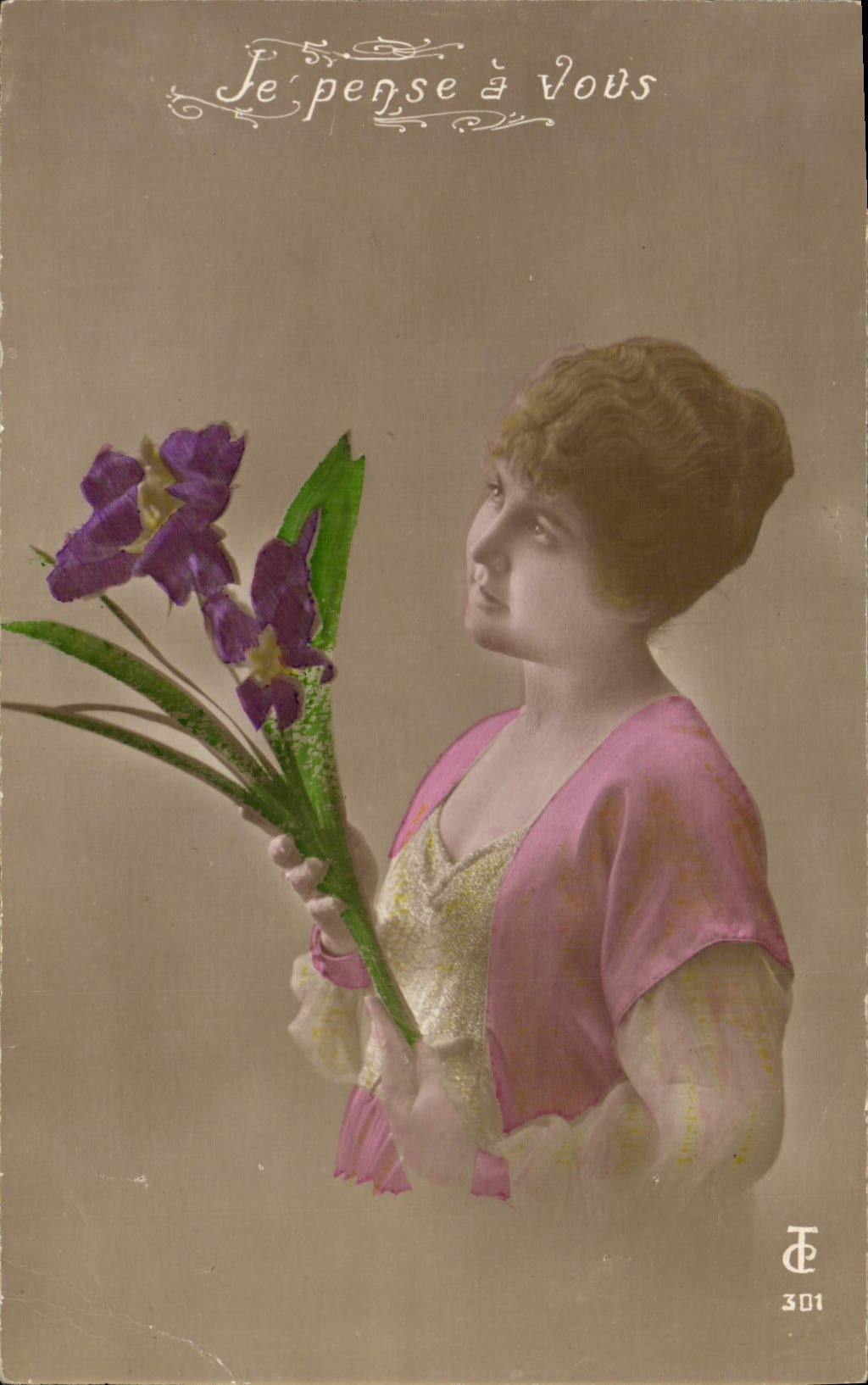 CPA Fantaisie Femme 