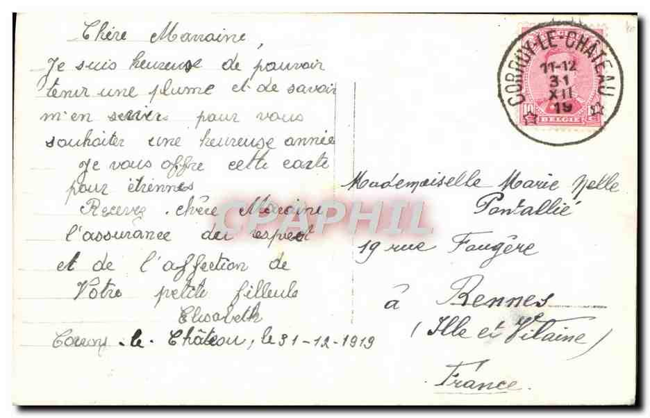 CPA Fantaisie Enfant  — Rückseite
