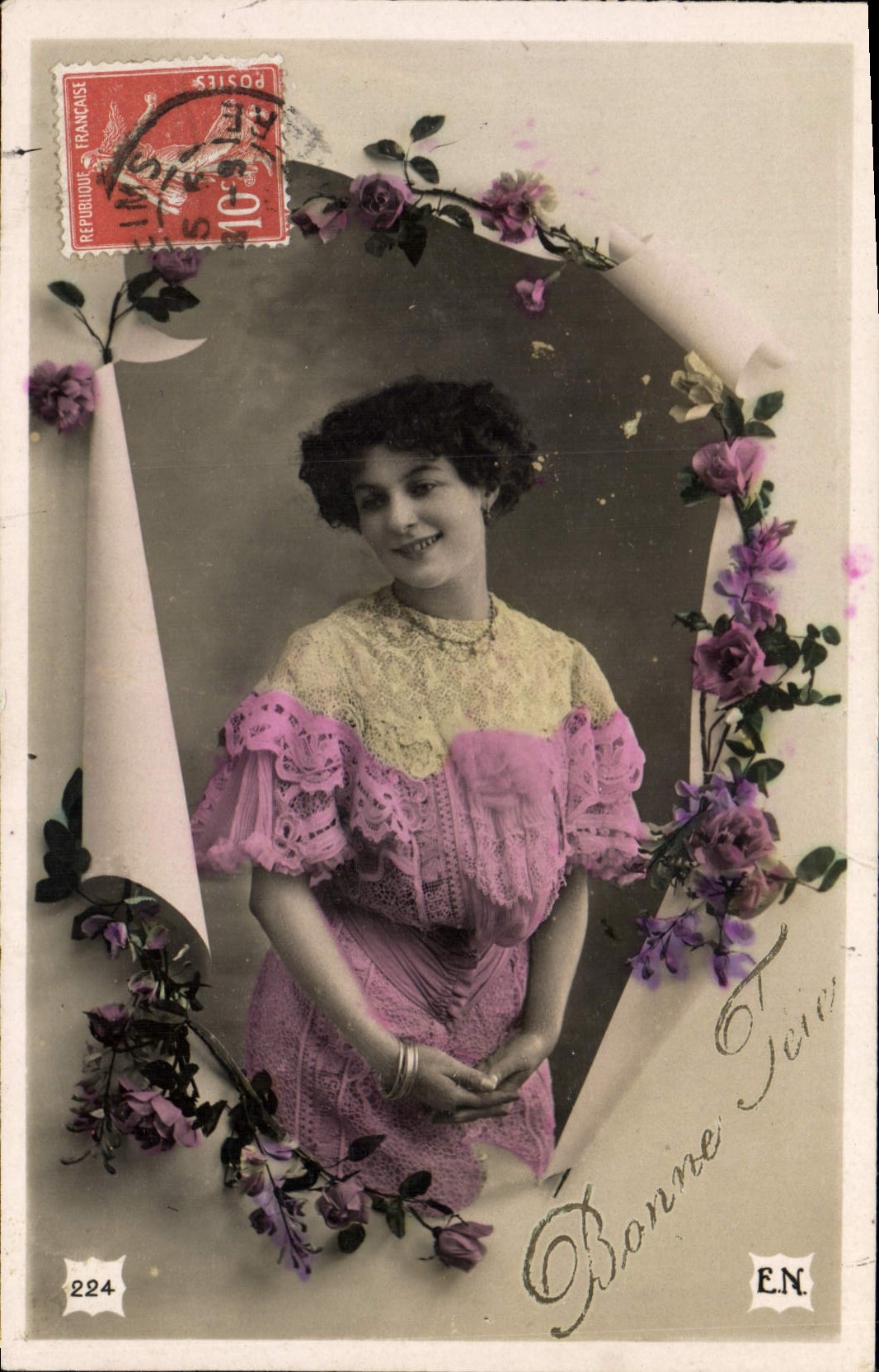 CPA Fantaisie Femme 