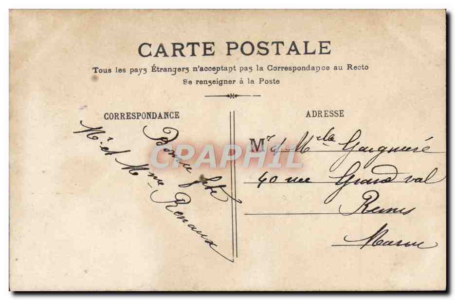 CPA Fantaisie Enfants  — Verso