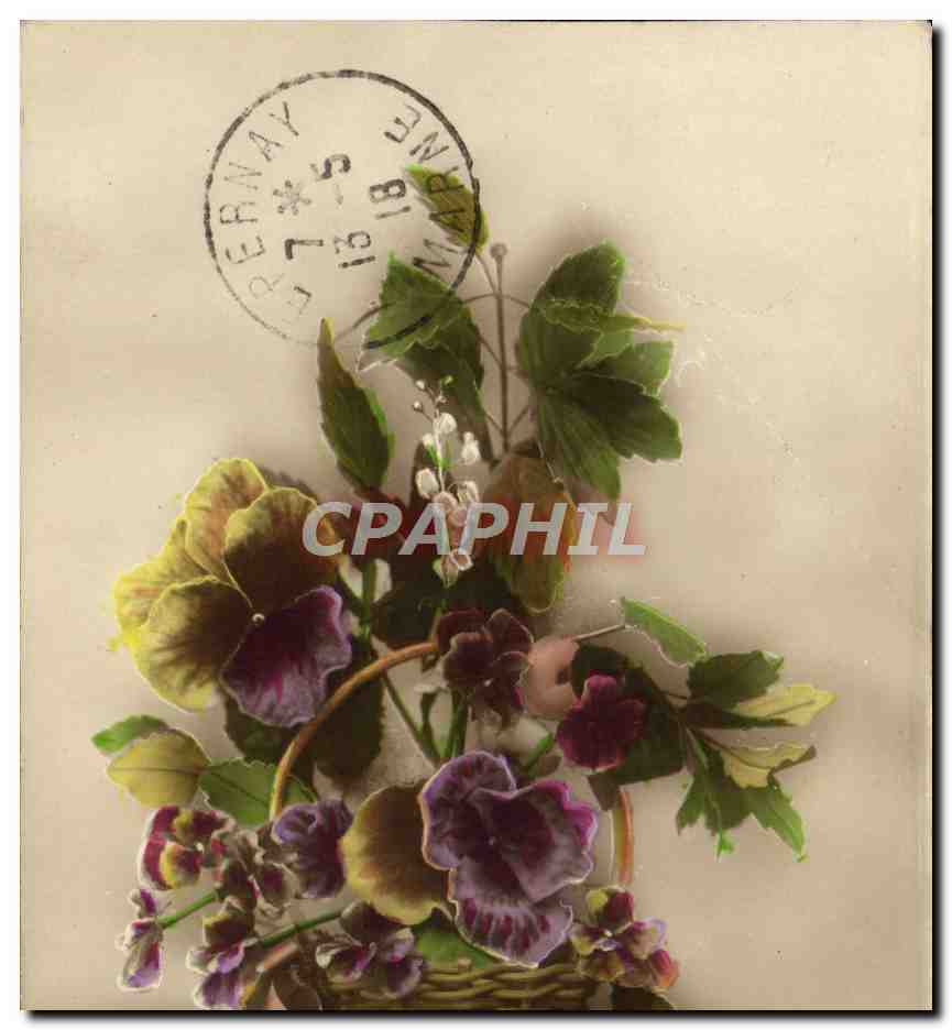CPA Fantaisie Fleurs 