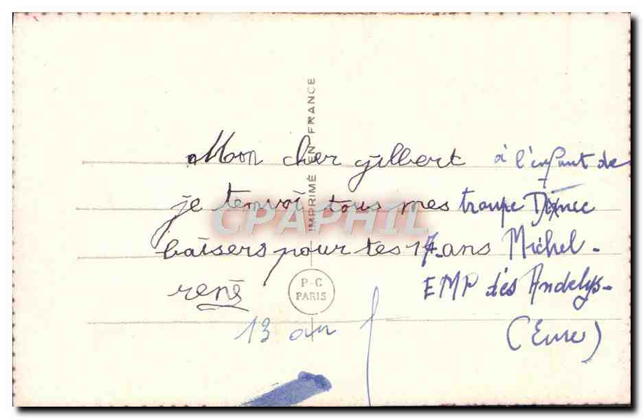 CPA Fantaisie Enfant  — Rückseite