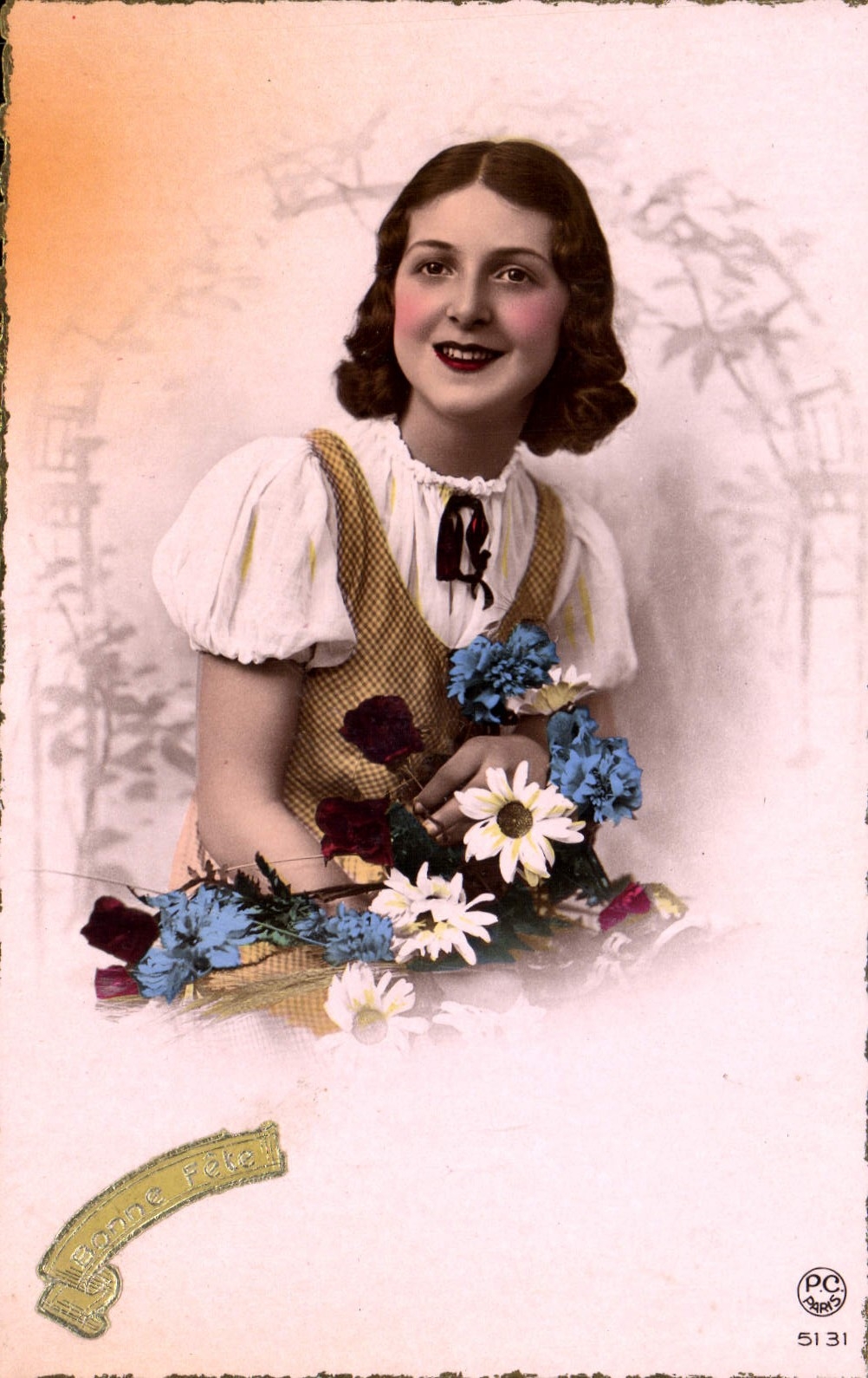 CPA Fantaisie Femme 