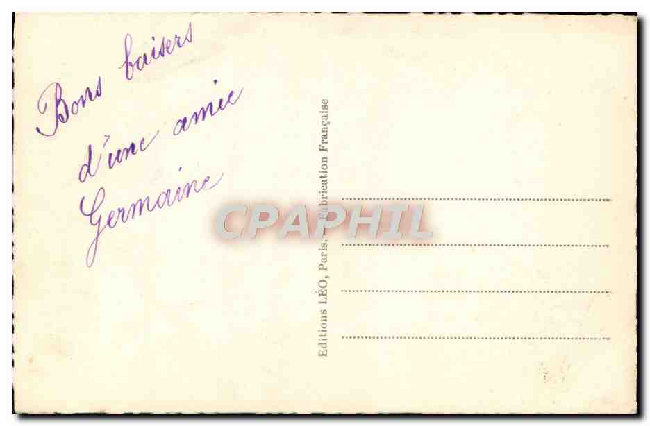 Femme souriante — carte d'anniversaire — Léo, Paris, n° 5250 — Reverso