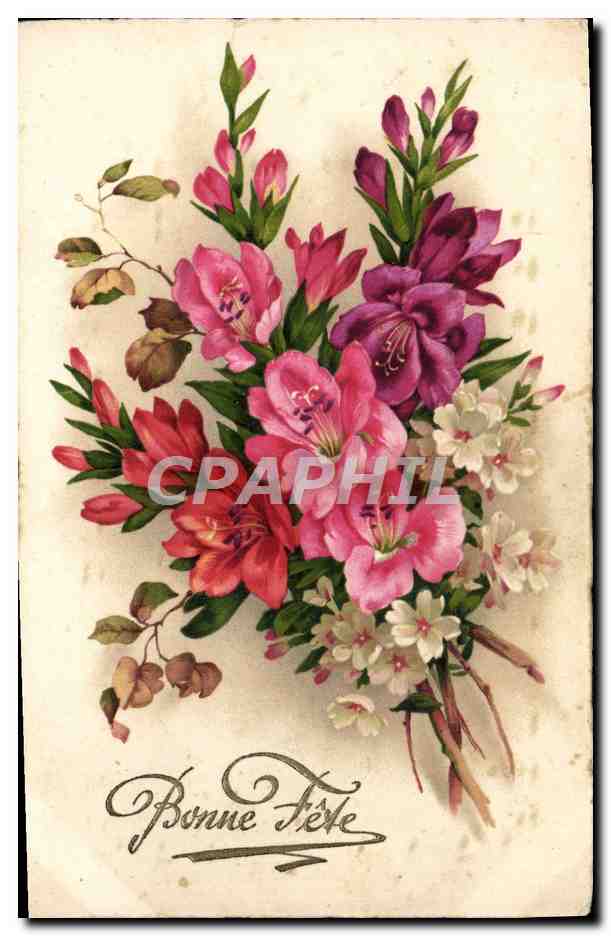 CPA Fantaisie Fleurs 
