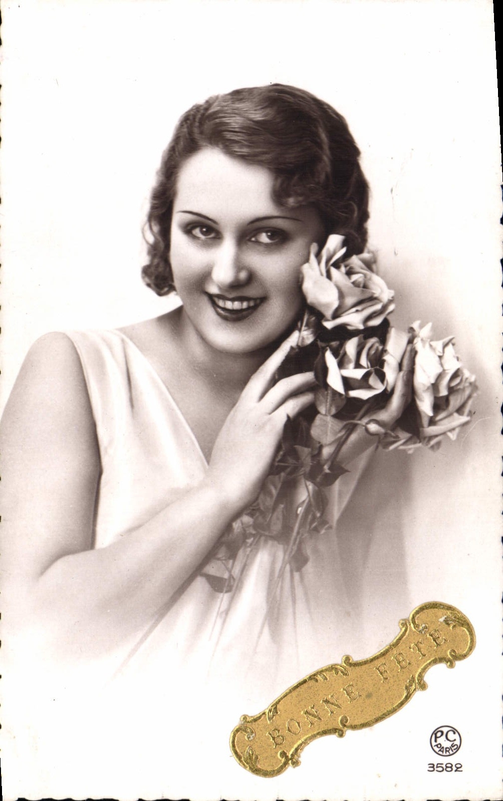 CPA Fantaisie Femme 