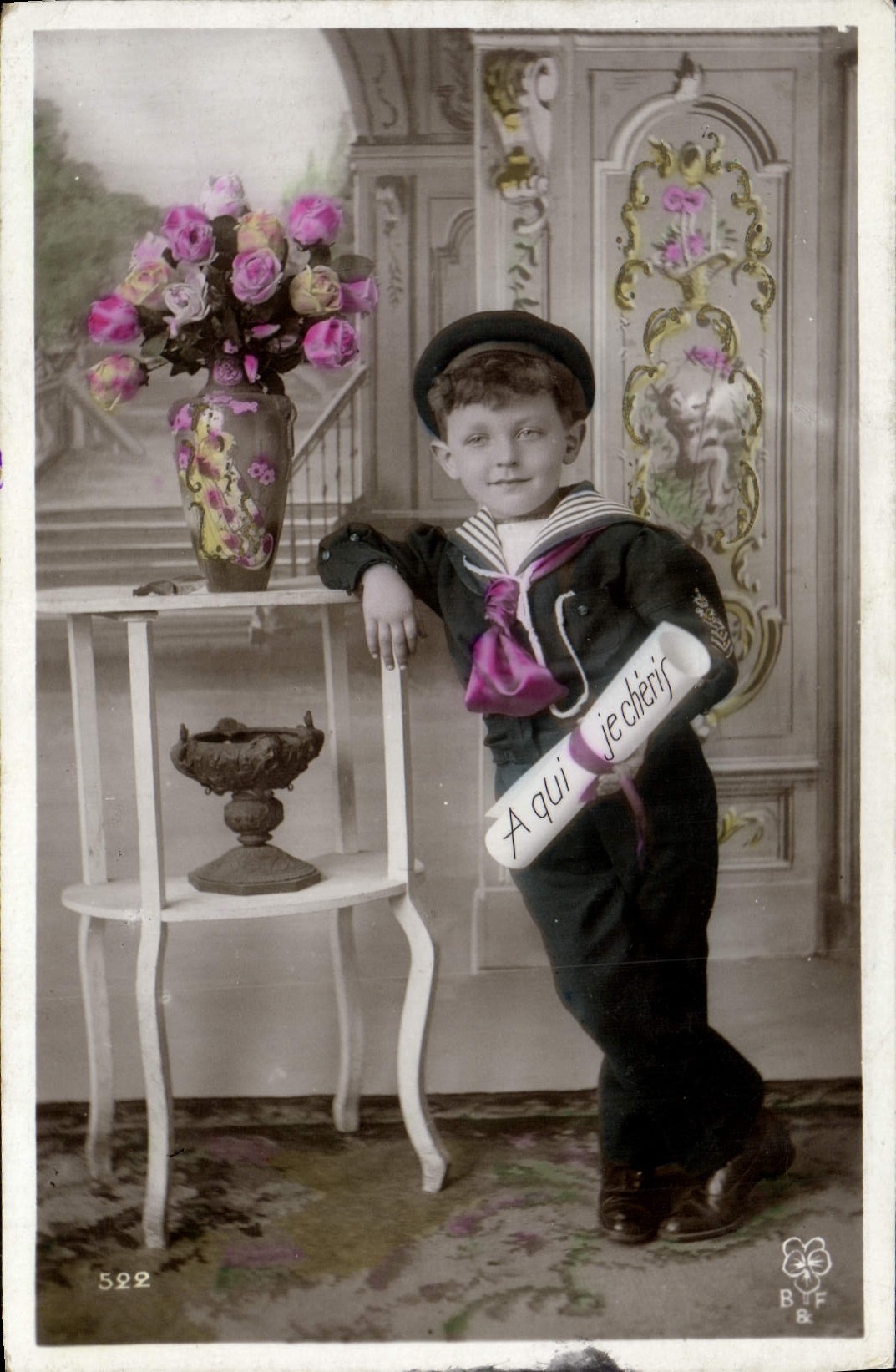 CPA Fantaisie Enfant Marin