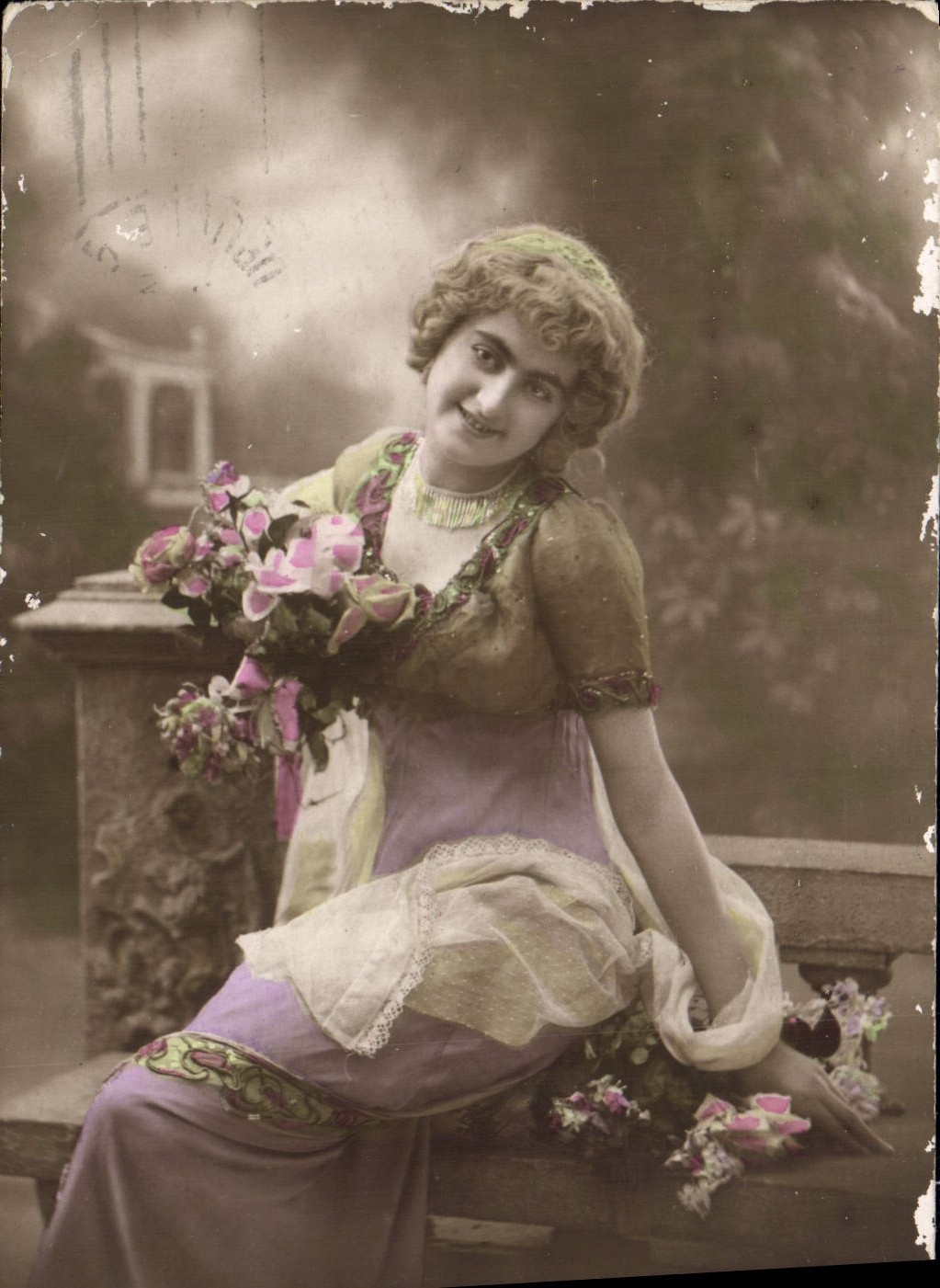 CPA Fantaisie Femme 