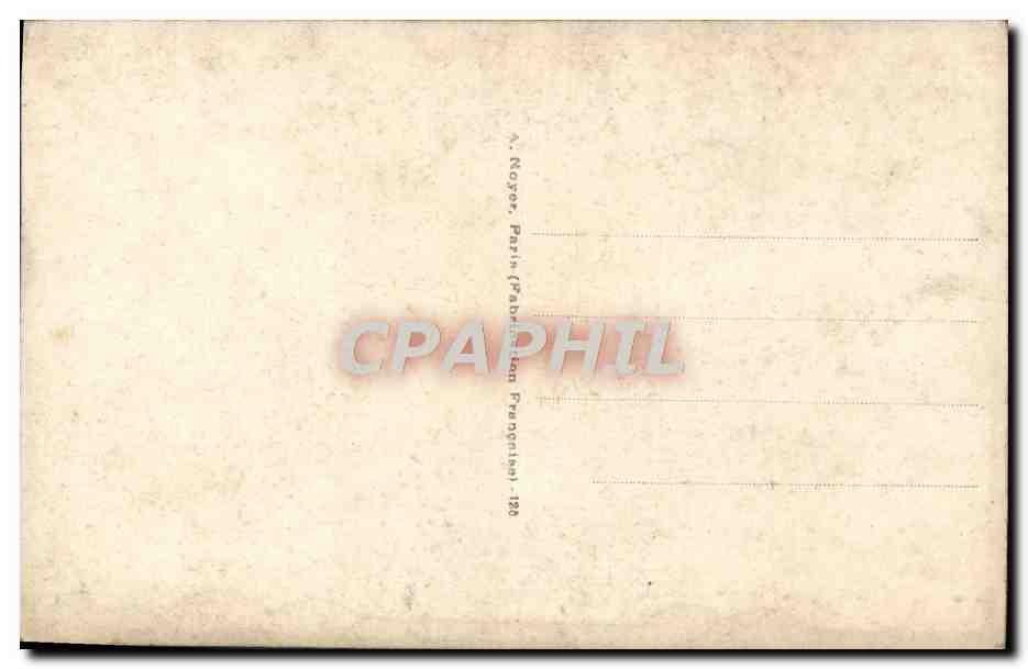 CPA Fantaisie Femme  — Verso