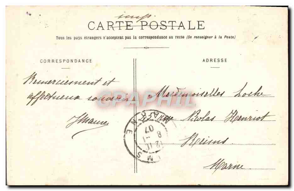 CPA Fantaisie Enfant — Rückseite