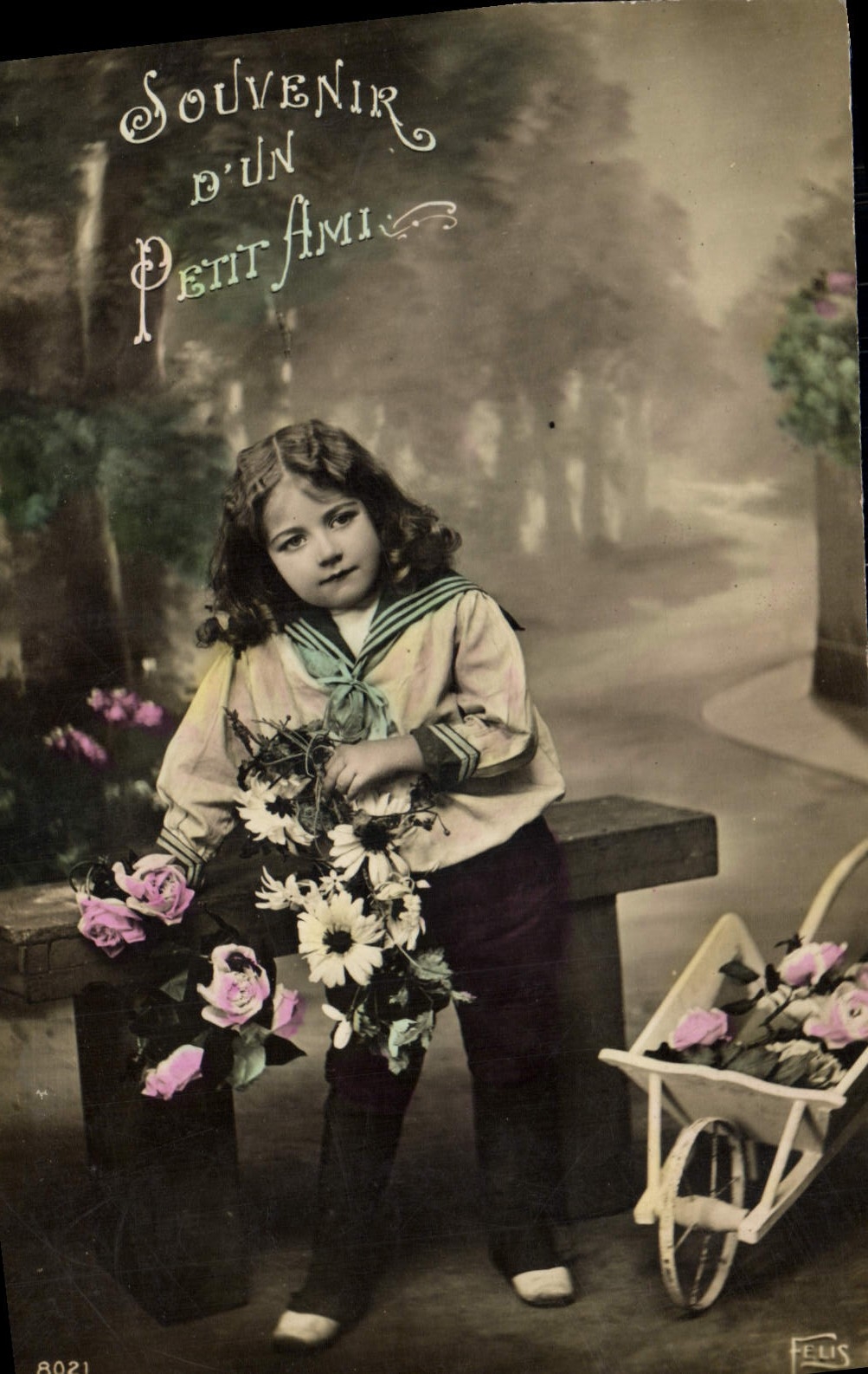 CPA Fantaisie Enfant Marin