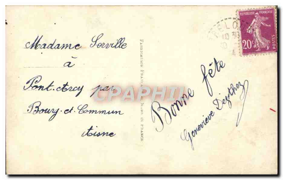 CPA Fantaisie Enfant  — Rückseite