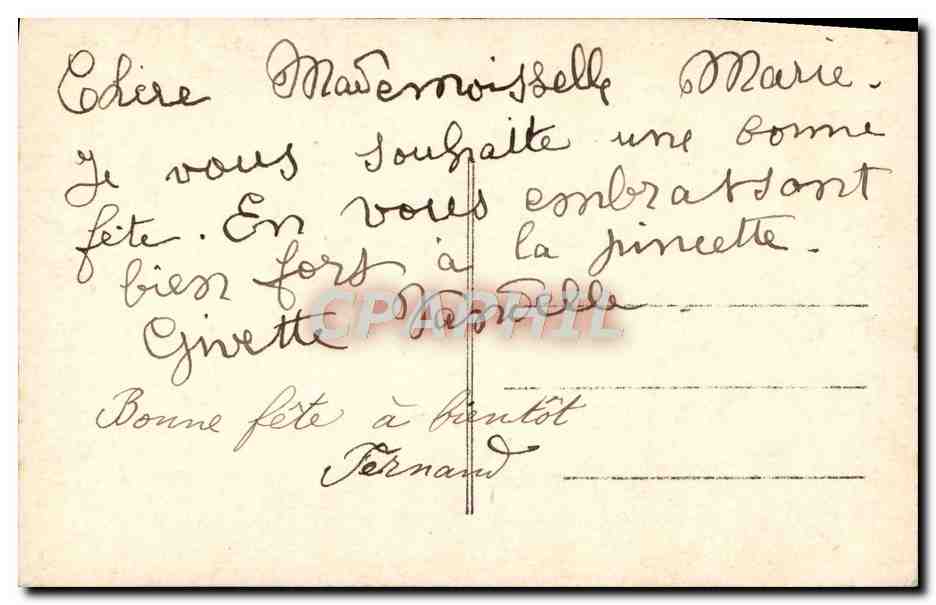 CPA Fantaisie Enfant — Verso