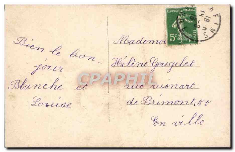 CPA Fantaisie Enfant — Verso