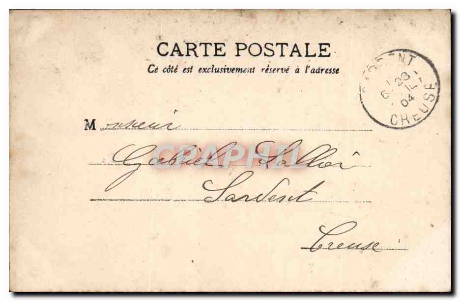 CPA Fantaisie Femme a l'ombrelle — Rückseite