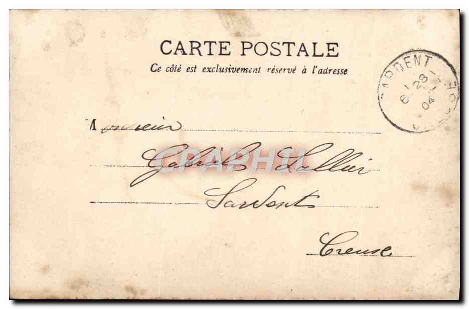 CPA Fantaisie Femme a l'ombrelle — Rückseite