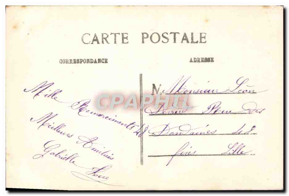 CPA Fantaisie Femme Religieuse — Rückseite