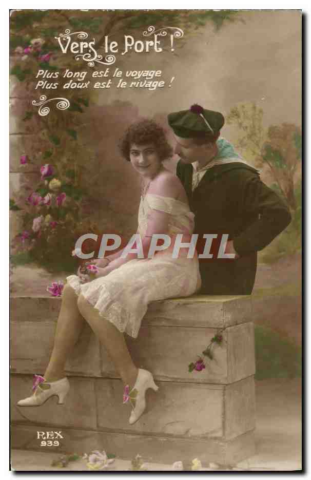 Couple au bord de l'eau — Vers le Port ! — REX 939