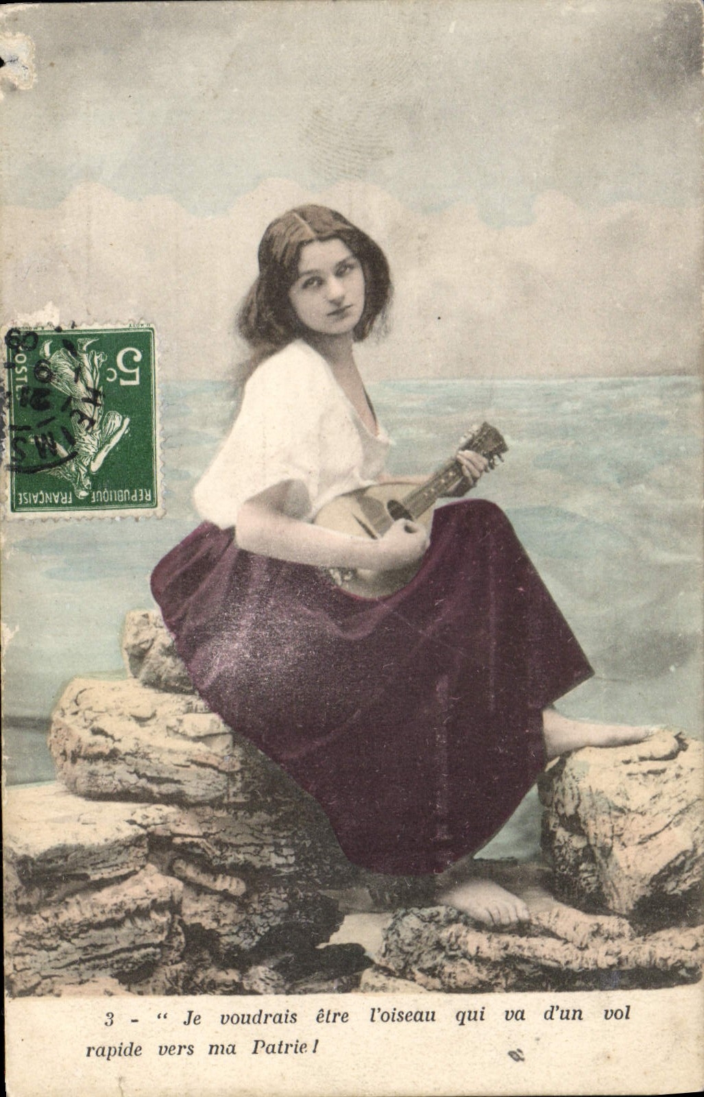 CPA Fantaisie Femme Mignon 