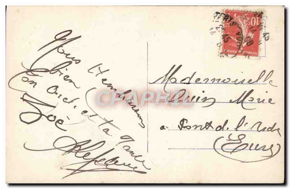 CPA Fantaisie Enfants — Verso