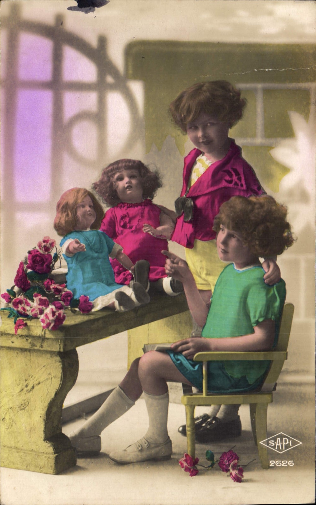 CPA Fantaisie Enfants Poupee