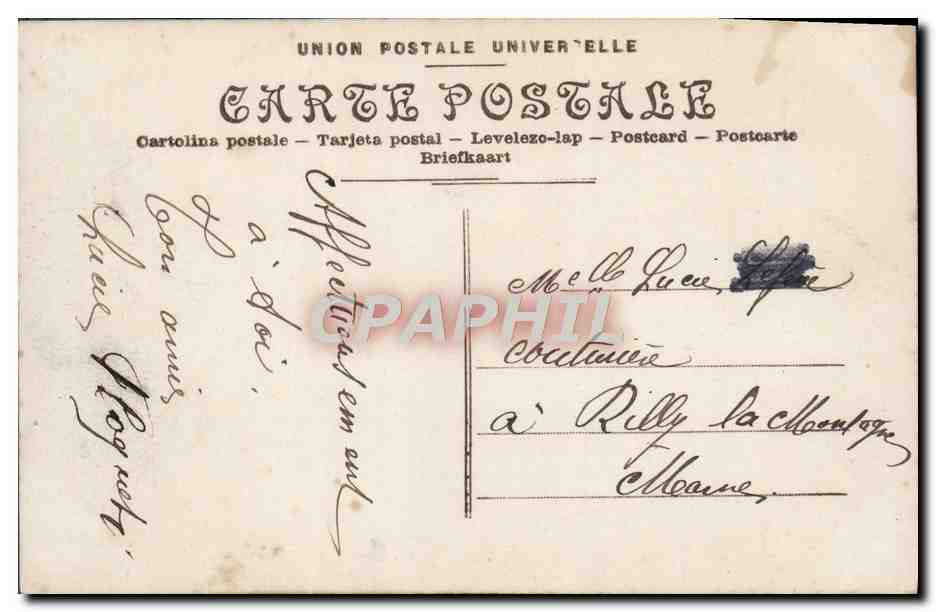 Je t'ai surpris le secret de votre rêverie — EOK Paris n°3000 — Verso