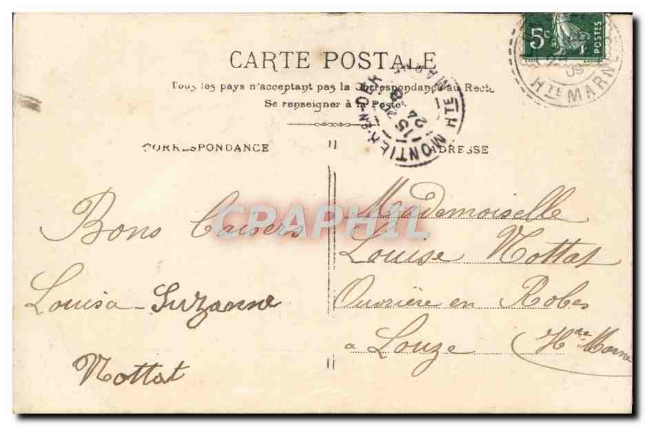 CPA Fantaisie Enfant — Verso
