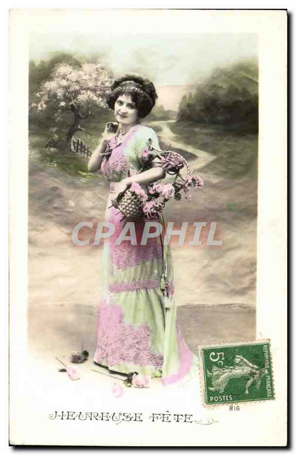 CPA Fantaisie Femme 