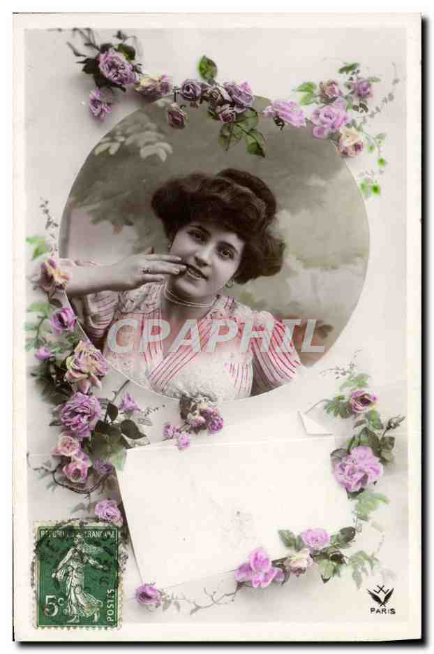 CPA Fantaisie Femme 