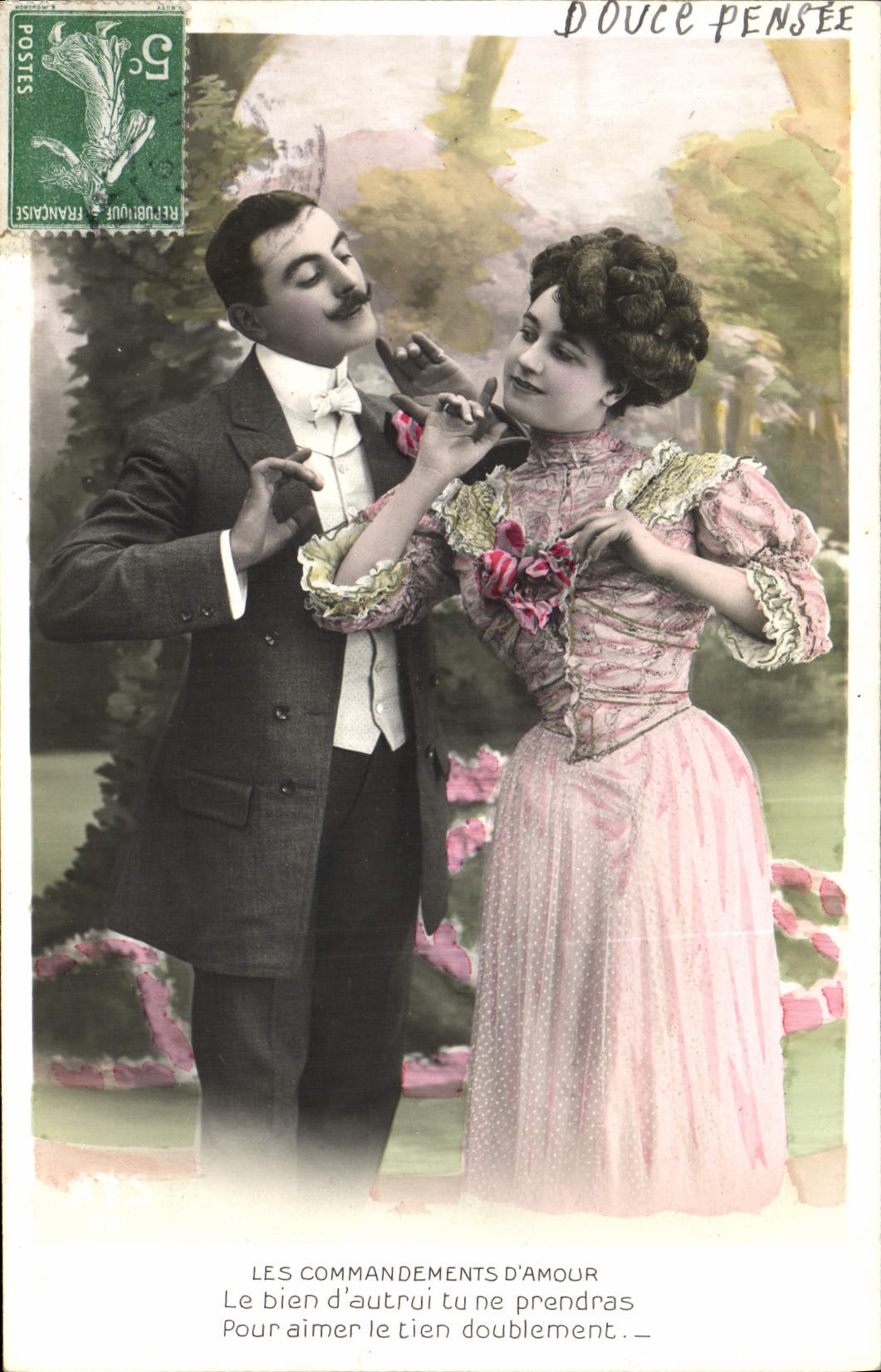 Les Commandements d'Amour — Douce Pensée — Éditeur inconnu, n°69