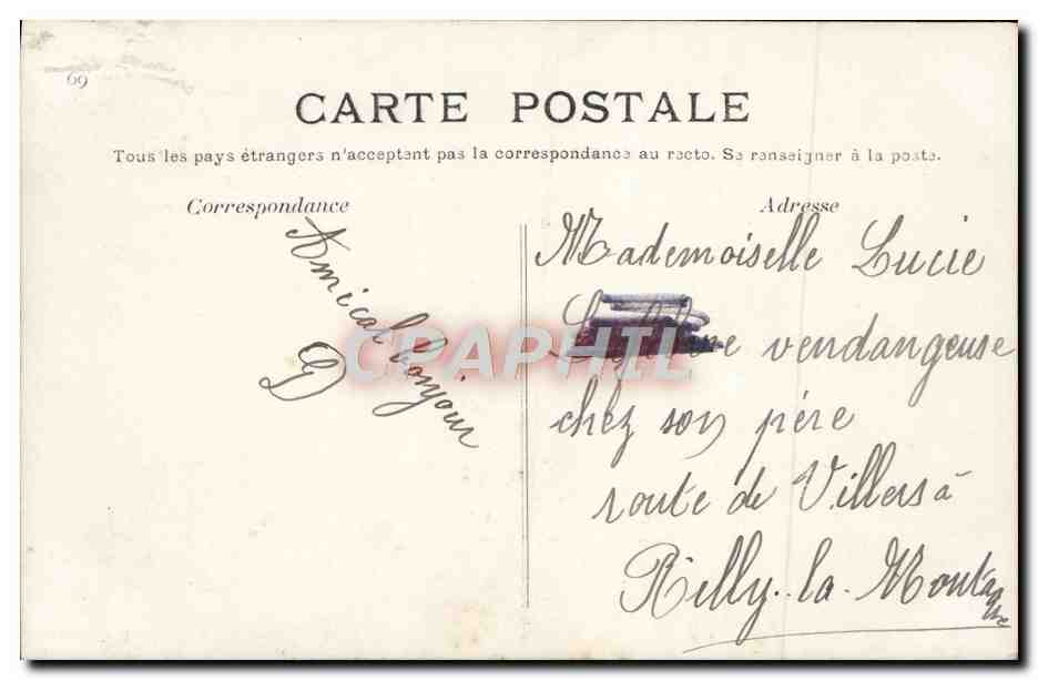 Les Commandements d'Amour — Douce Pensée — Éditeur inconnu, n°69 — Reverso
