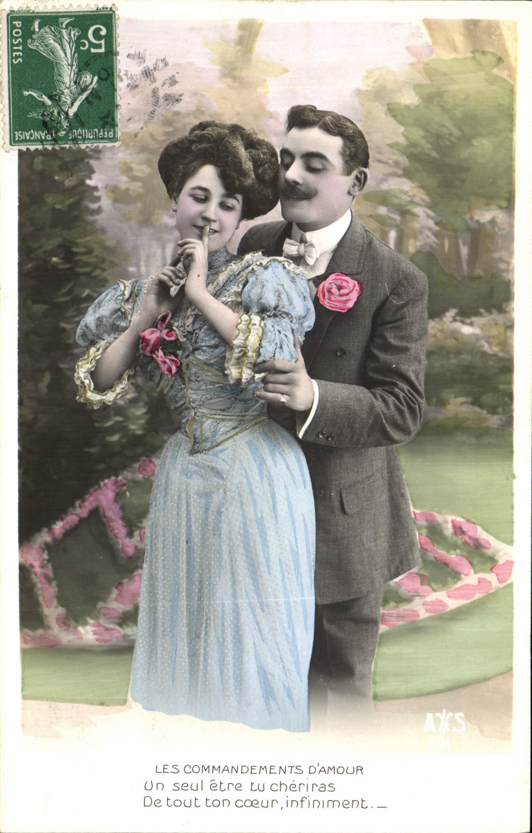Die Gebote der Liebe — Liebespaar — Verlag ATKS, Nr. 831