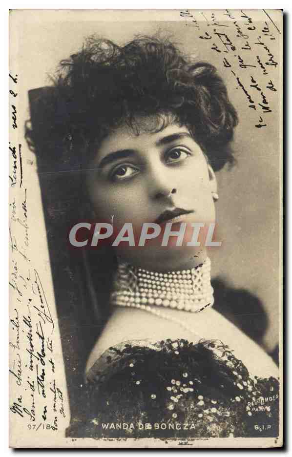 Wanda de Boncza — Portrait en buste — Réunis à Paris