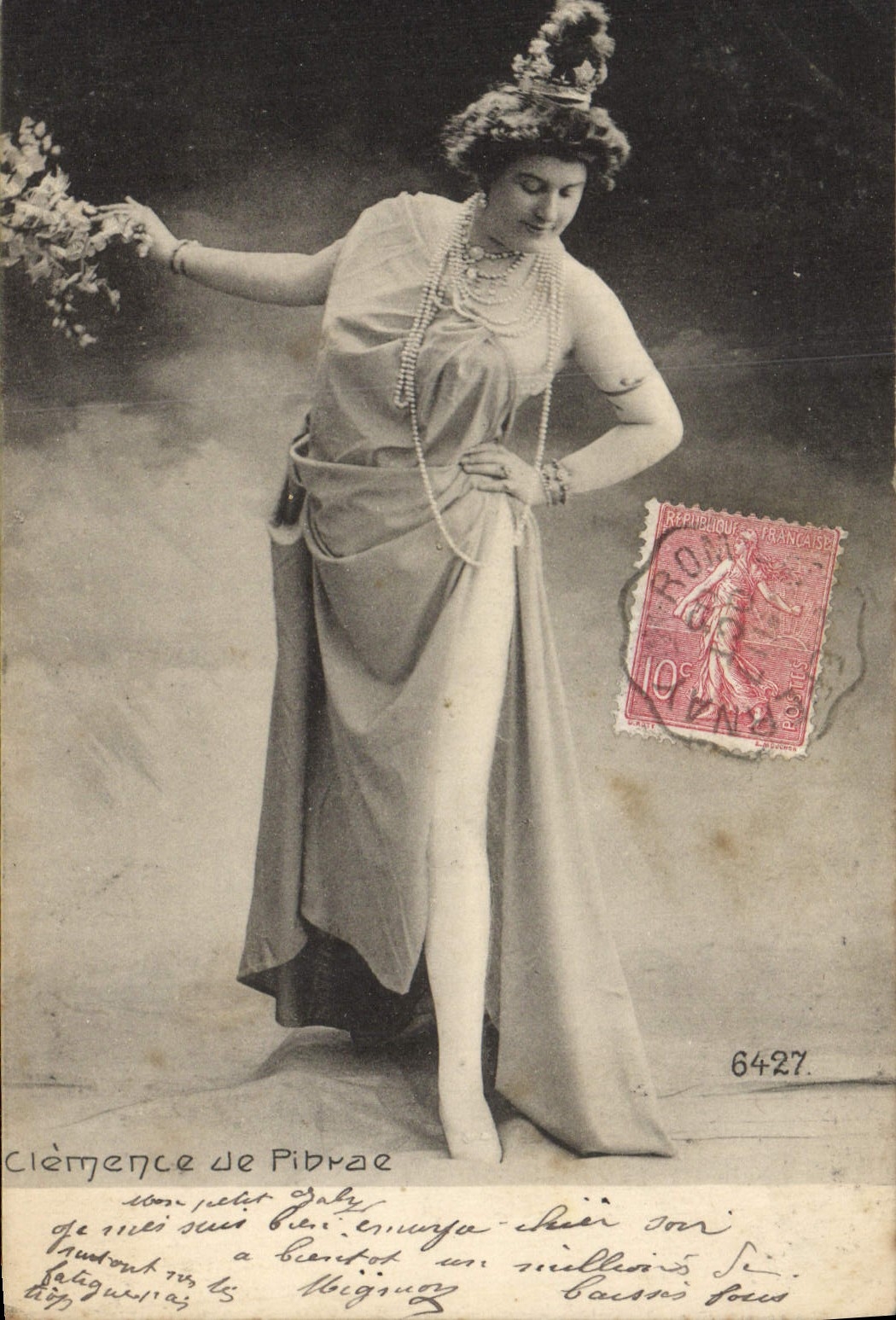 Clémence de Pibrac — danseuse — éditeur inconnu, n° 6427