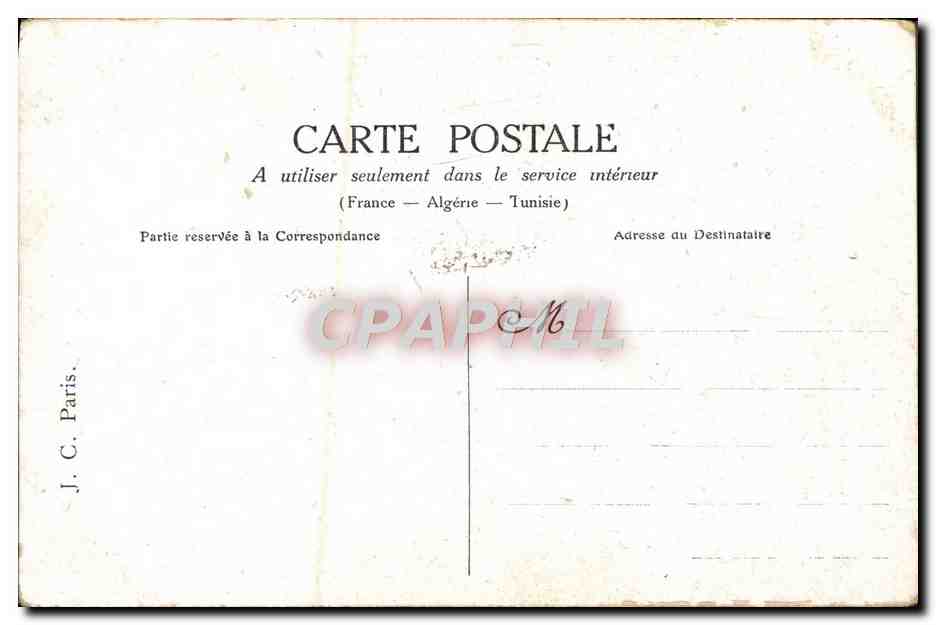 CPA Fantaisie Enfant — Rückseite