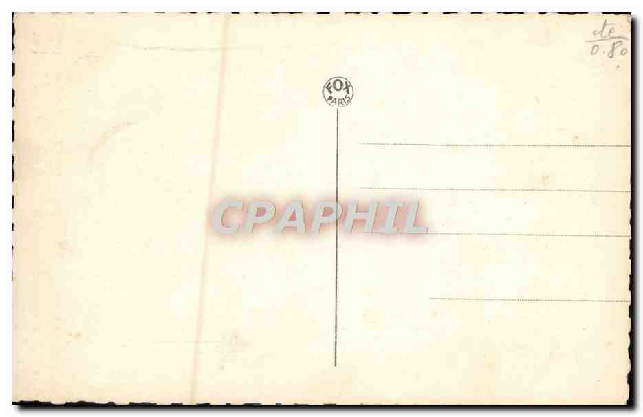 CPA Fantaisie Femme  — Verso