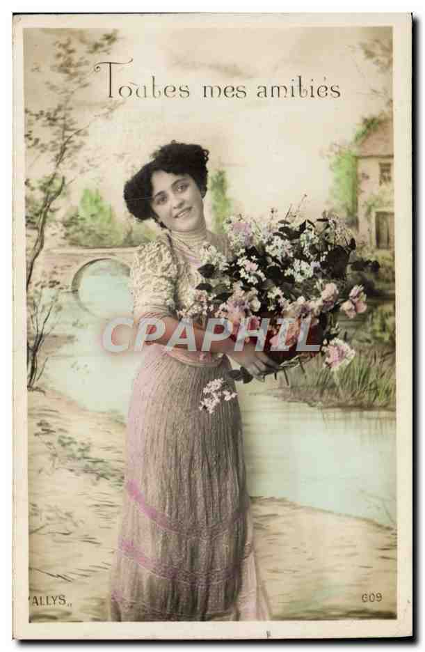 CPA Fantaisie Femme