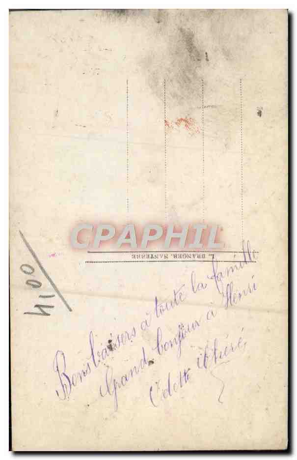 CPA Fantaisie Enfants — Verso