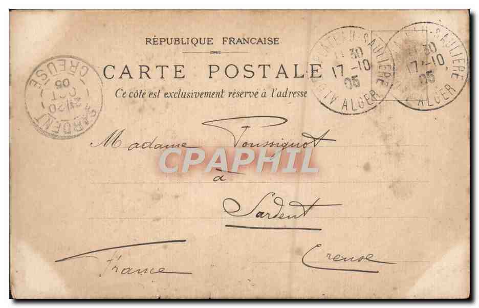 Bataille de Plumes — scène de cour à la campagne — B. SIKVEN IMPR. ÉDIT. TOULOUSE-PARIS — Verso