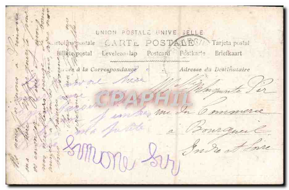 CPA Fantaisie Enfant — Verso
