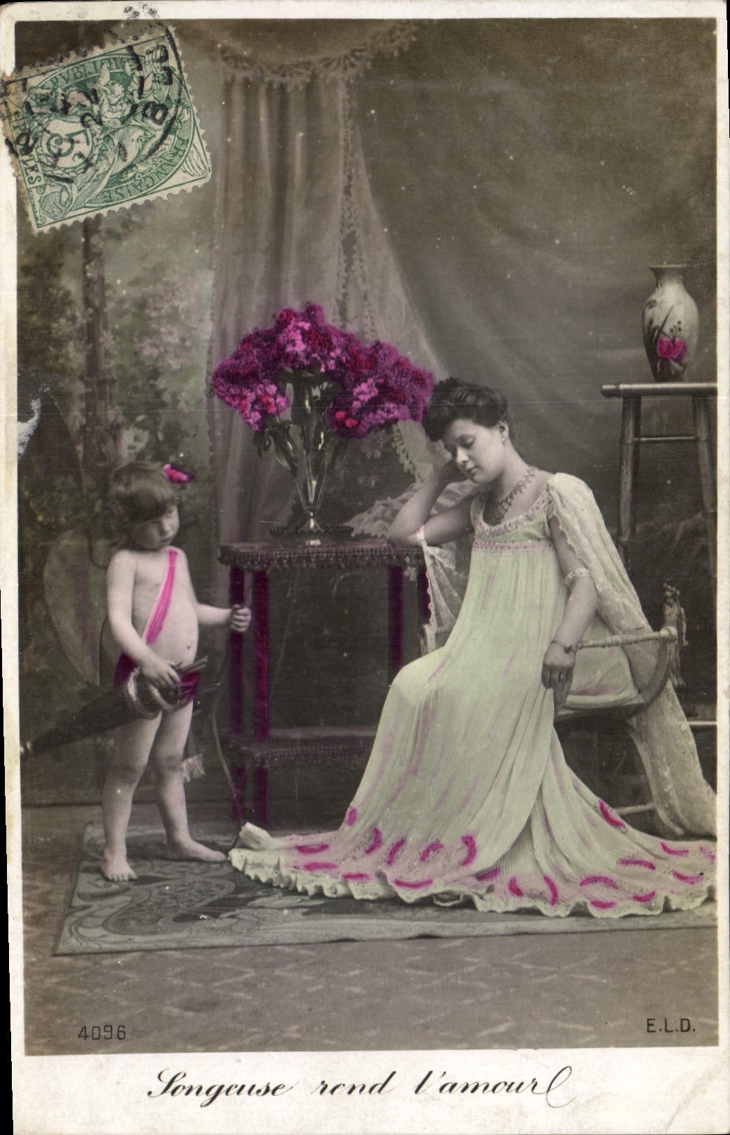 Frau und Kind — Szene der Zärtlichkeit — E.L.D. Nr. 4096