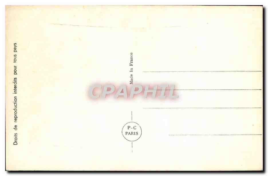 CPA Fantaisie Femme  — Verso