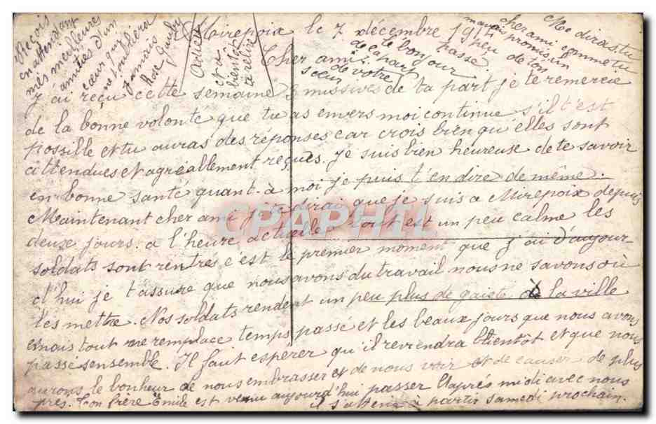 CPA Fantaisie Enfant — Rückseite