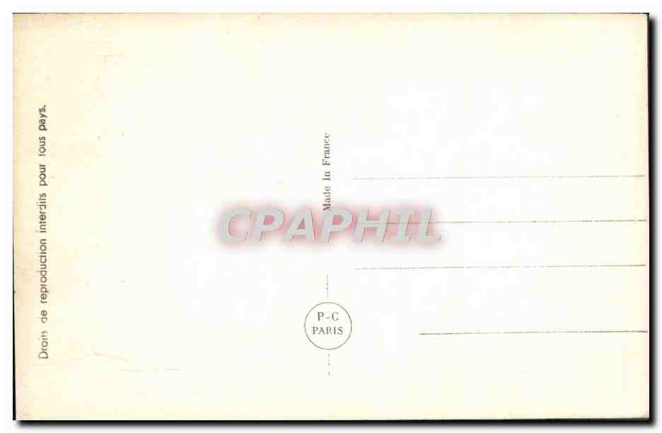 CPA Fantaisie Femme  — Rückseite