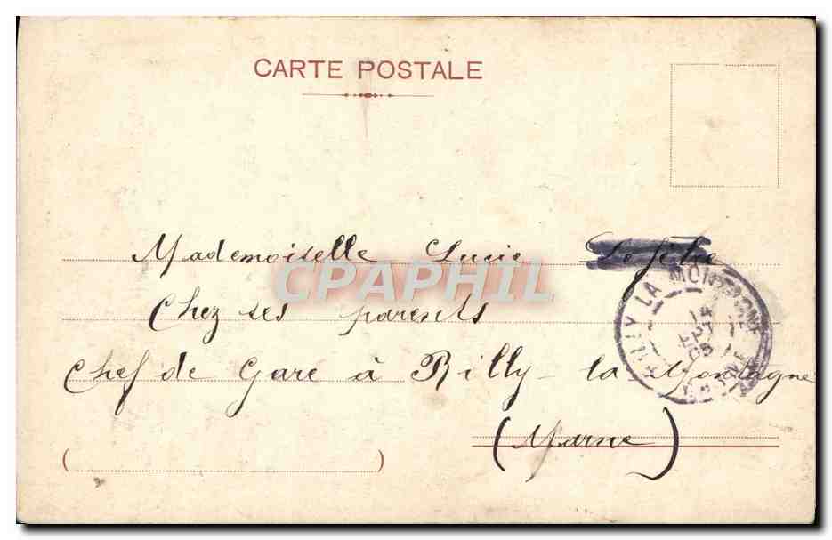 CPA Fantaisie Enfant  — Rückseite