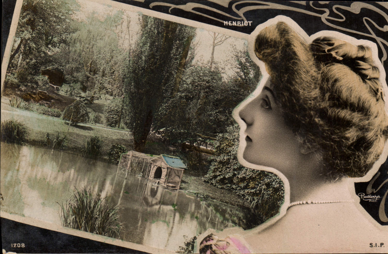 Jardin d'eau avec cabane — Henriot — Freusinger Paris — n° 1208