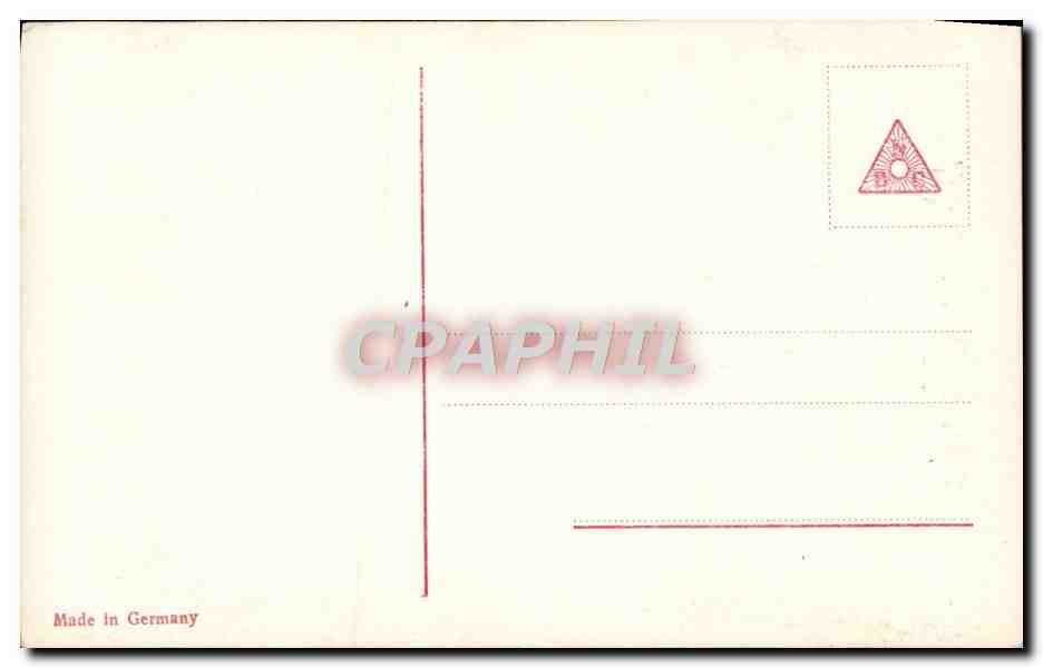 CPA Fantaisie Femme  — Verso
