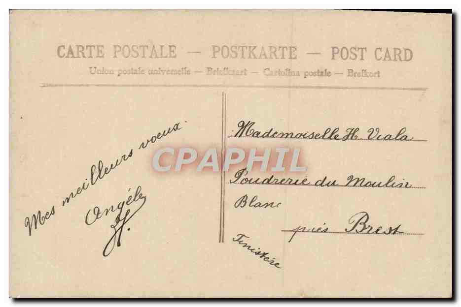 CPA Fantaisie Enfant — Rückseite