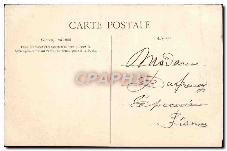 Femme devant un miroir — scène de décoration intérieure — éditeur non identifié — Verso